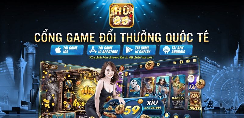 Hu86 Club - Cổng game bài quốc tế làm “xôn xao” giới trẻ